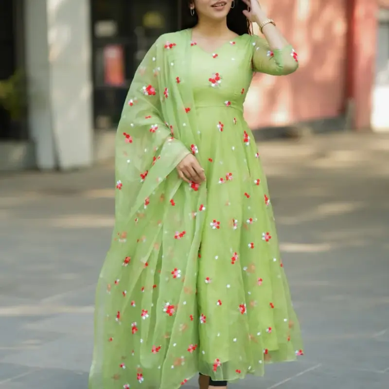 Ananya Series Premium Organza Anarkali